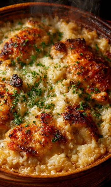 Garlic Butter Chicken & Rice Casserole: Your New Favorite One-Pan Wonder