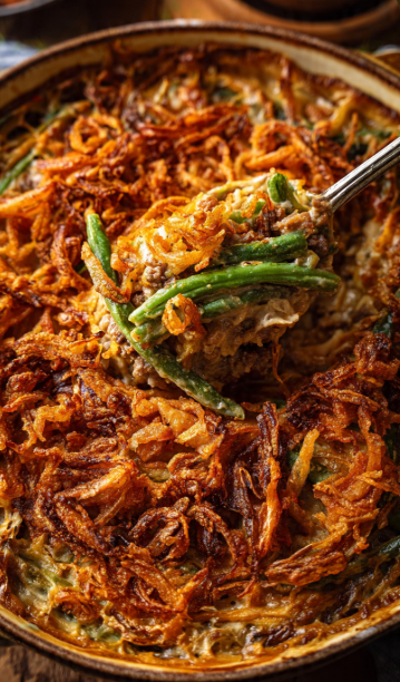 Hamburger Green Bean Casserole: A Hearty, Comfort Food Classic