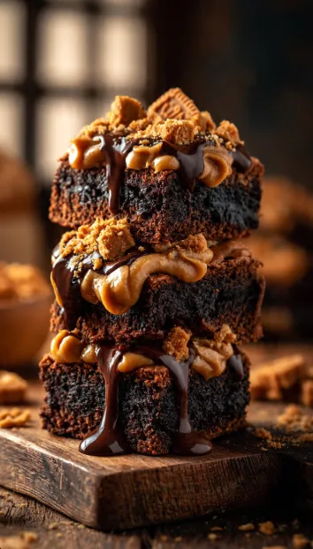 Biscoff Cookie Butter Brownies | Fudgy Dessert Recipe