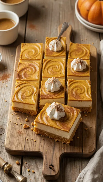 Pumpkin Cheesecake Bars: The Ultimate Fall Dessert