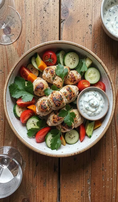 Healthy Greek Chicken Bowls Recipe