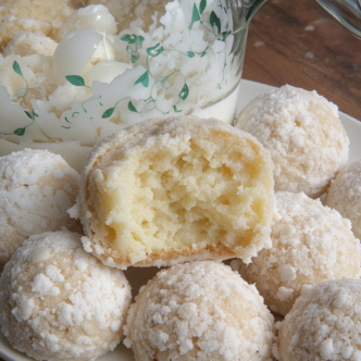 Milk Snowball Cookies
