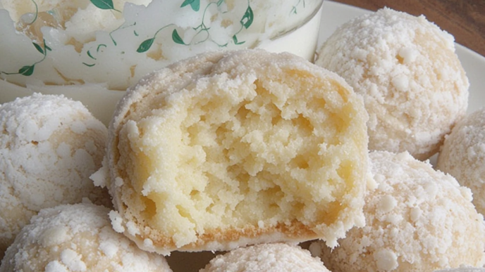 Milk Snowball Cookies