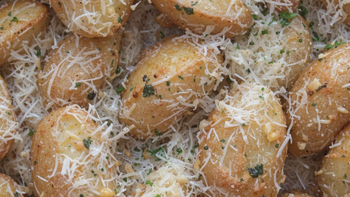 Crispy Parmesan Potatoes