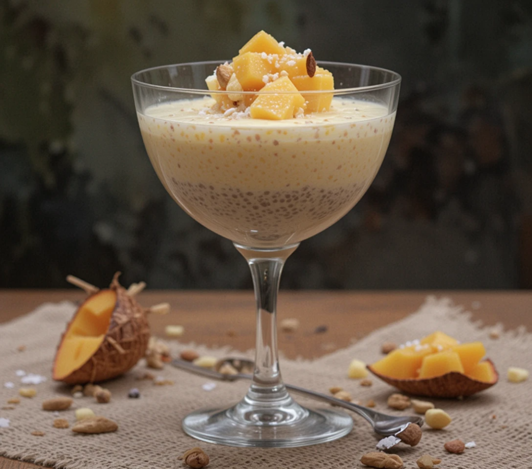 Coconut Mango Chia Pudding