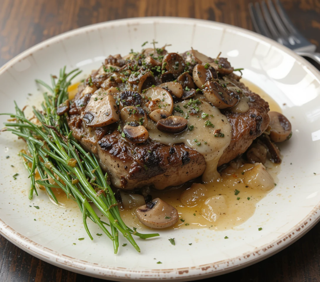 creamy garlic butter mushroom sauce
