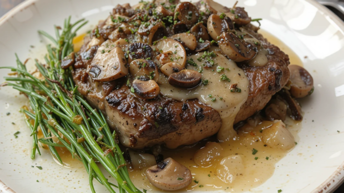 creamy garlic butter mushroom sauce