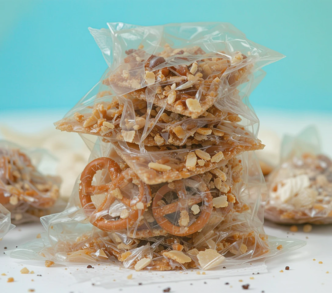 Irresistible Pretzel Peanut Cracker Toffee