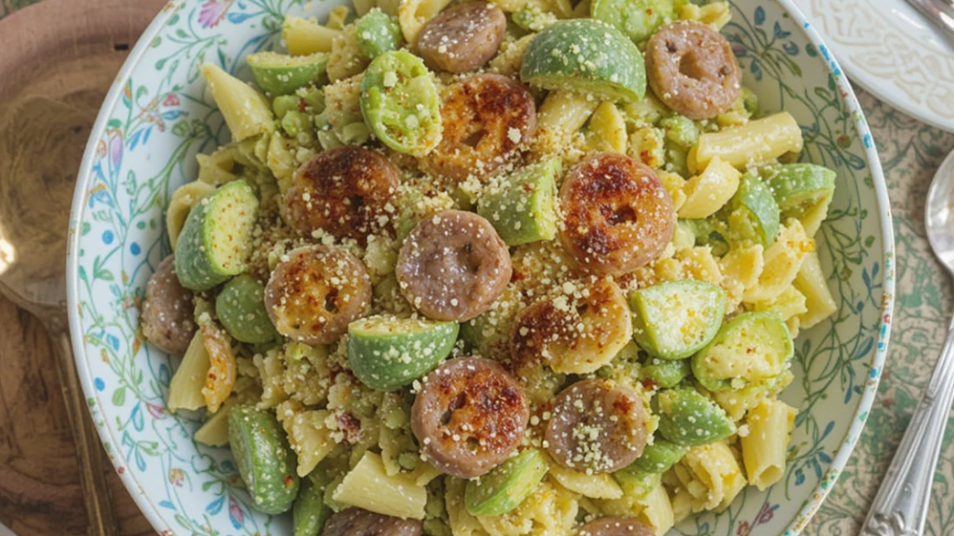 Avocado Cold Pasta Salad