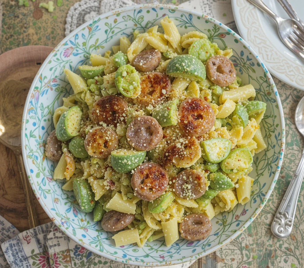 Avocado Cold Pasta Salad
