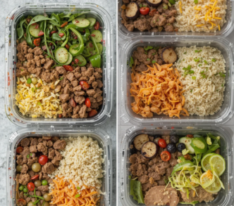 Healthy Ground Beef Bowls
