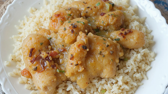 Garlic Butter Chicken and Rice