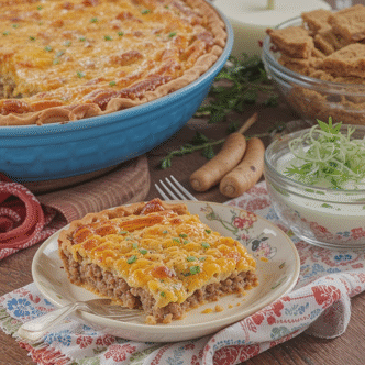 Pioneer woman cheeseburger pie