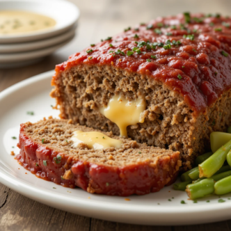 Cheese-Stuffed Meatloaf