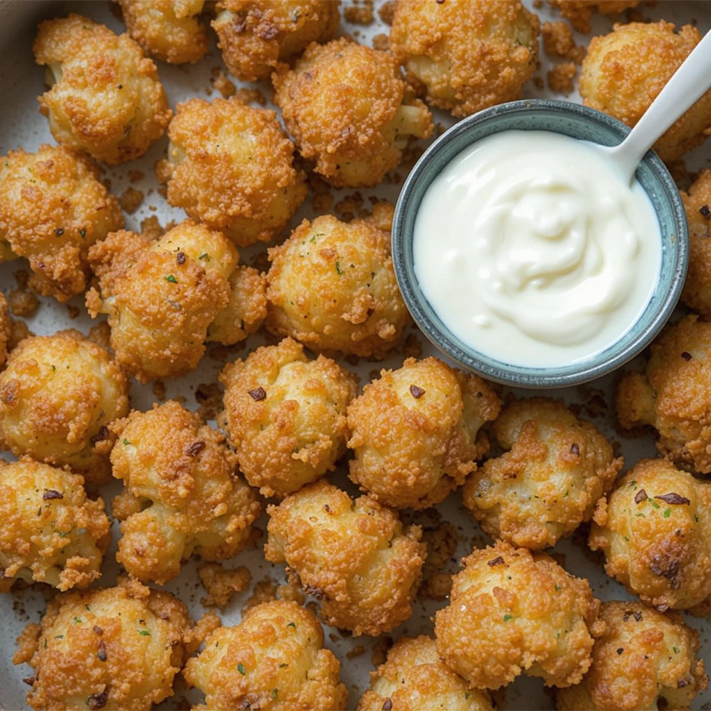 Crispy Baked Cauliflower Bites
