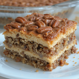 Pecan Pie Lasagna – Layers of Sweet