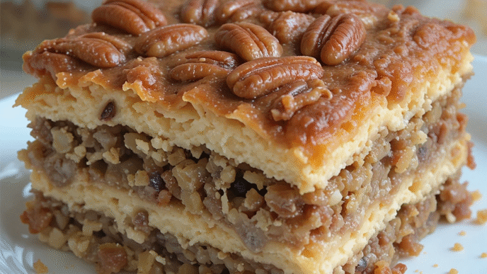 Pecan Pie Lasagna – Layers of Sweet