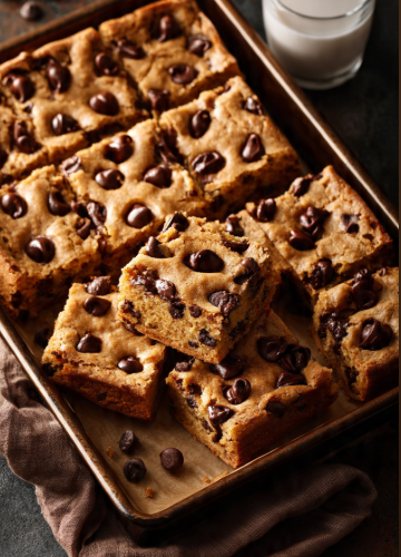 Lazy Chocolate Chip Cookie Bars