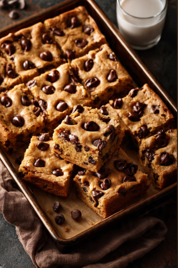 Lazy Chocolate Chip Cookie Bars