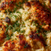 Garlic Butter Chicken & Rice Casserole