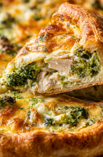 Creamy Broccoli Chicken Crescent Bake