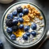 Blueberry Overnight Oats with Chia Seeds