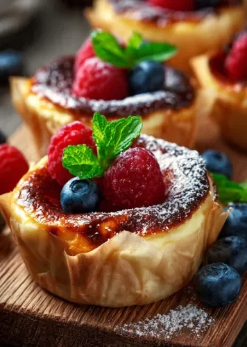 Mini Basque Burnt Cheesecake