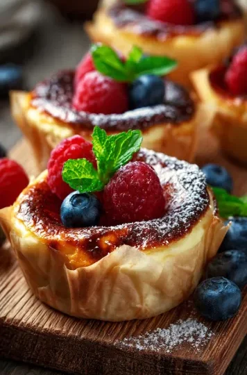 Mini Basque Burnt Cheesecake