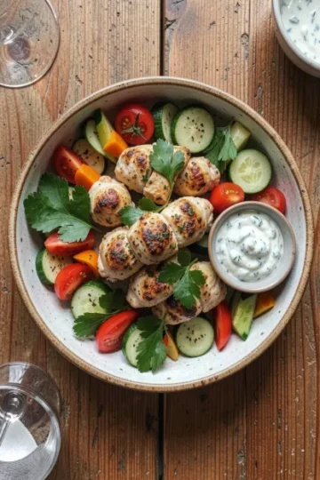 Healthy Greek Chicken Bowls Recipe