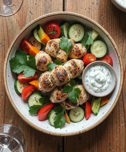 Healthy Greek Chicken Bowls Recipe